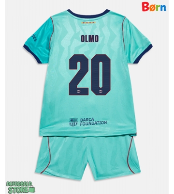 Barcelona Dani Olmo #20 Replika Babytøj Tredje sæt Børn 2026-27 Kortærmet (+ Korte bukser)